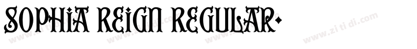 Sophia Reign Regular字体转换